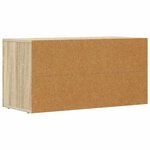 vidaXL Meuble TV Chêne Sonoma 80 x 35 x 40 cm Bois d'ingénierie