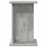 vidaXL Support de Plante Gris béton 25 x 25 5 x 40 5 cm