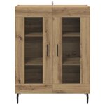 vidaXL Buffet Chêne artisanal 69 5 x 34 x 90 cm Bois d'ingénierie