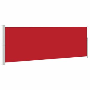 vidaXL Auvent latéral rétractable 160 x 500 cm Rouge