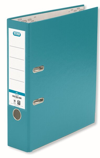 Classeur smart pro  largeur de dos: 80 mm  turquoise format A4 ELBA