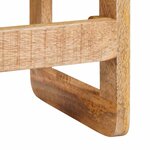 vidaXL Tables d'appoint 2 Pièces Marron bois de manguier massif