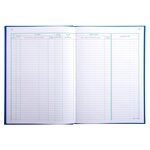 Registre 297x210 Mouvements De Titres 112 Pages - Noir Toilé - Le Dauphin