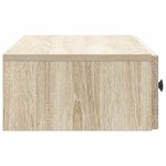 vidaXL Table d'appoint murale Chêne Sonoma 87 5 x 34 5 x 17 cm