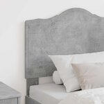 vidaXL Tête de lit Gris béton 80 cm Bois d'ingénierie