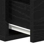 vidaXL Meuble mural Chêne noir 60 x 26 x 18.5 cm Bois d'ingénierie