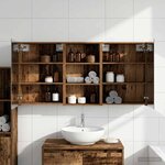 vidaXL Ensemble de Meubles de Salle de Bain 3 Pièces 140 x 14 5 x 70 cm