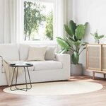 vidaXL Tapis Crème 120 x 170 cm Polyester