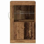 vidaXL Meuble d'appoint 2 Pièces Bois ancien 41 x 37 x 67 cm