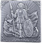 Pièce de monnaie en Argent 500 Francs g 1000 (1 Kg) Millésime 2026 NORSE GODS 3D (PRÉCOMMANDE)