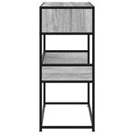 vidaXL Table console sonoma gris 90x35x80 cm bois d'ingénierie