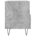 vidaXL Table de chevet gris béton 40x35x47 5 cm bois d’ingénierie
