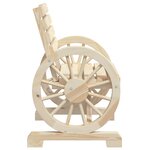 vidaXL Chaises de jardin lot de 4 Bois de sapin massif