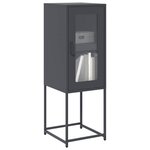 vidaXL Buffet anthracite 36x39x107 cm acier laminé à froid
