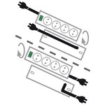 Brennenstuhl rallonge à 7 prises primera-tec digimaster 1153300477