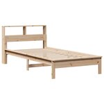 vidaXL Lit bibliothèque sans matelas 90x200 cm bois de pin massif