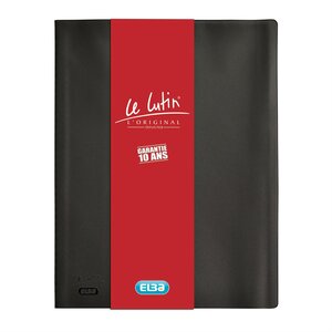 Protège-documents 'Le Lutin Original' PVC 100 Pochettes 200 Vues Noir ELBA