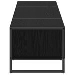 vidaXL Meuble TV Chêne noir 170 5 x 36 x 30 5 cm Bois d'ingénierie