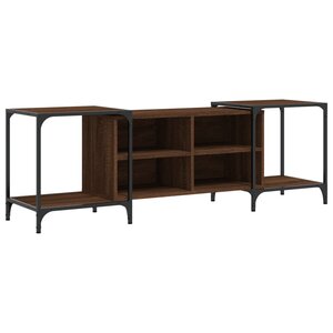 vidaXL Meuble TV chêne marron 153x37x50 cm bois d'ingénierie