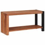 vidaXL Étagère Marron 80 x 30 x 40 cm Bois d'acacia massif