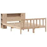vidaXL Lit bibliothèque sans matelas 120x190 cm bois de pin massif