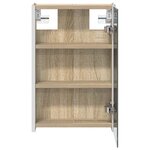 vidaXL Armoire Miroir de Salle de Bain Chêne Sonoma 33 x 11 5 x 50 cm