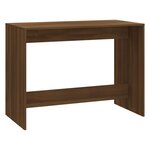 vidaXL Ensemble à manger 3 Pièces Chêne marron Bois d'ingénierie