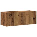 vidaXL Ensemble de meuble TV mural 5 Pièces vieux bois bois d'ingénierie