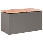 vidaXL Banc de jardin Rouillé 80 x 40 x 43 cm