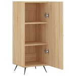 vidaXL Buffet Chêne sonoma 34 5x34x90 cm Bois d'ingénierie