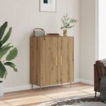 vidaXL Buffet chêne artisanal 69 5x34x90 cm bois d'ingénierie