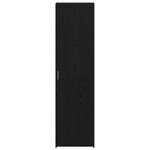 vidaXL Haut Armoire 2 Pièces Chêne noir 50 x 42 5 x 185 cm