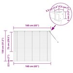 vidaXL Store de Fenêtre Gris foncé 80 x 130 cm Aluminium