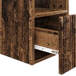 vidaXL Armoire de salle de bain Bois ancien 30 x 41 x 50 cm