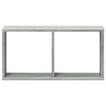 vidaXL Armoire murale 60x16x30 cm sonoma gris bois d'ingénierie