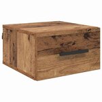 vidaXL Cabinet de chevet Bois ancien 35 x 35 x 20 cm Bois d'ingénierie