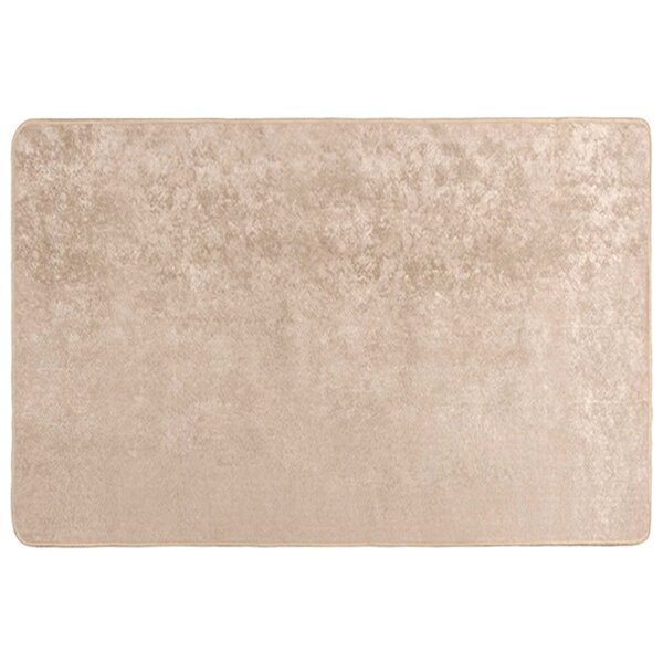 vidaXL Coureur de Tapis MARSA Beige 100 x 150 cm Polyester et PVC