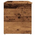 vidaXL Coffre de rangement vieux bois 84x42x46 cm bois d'ingénierie