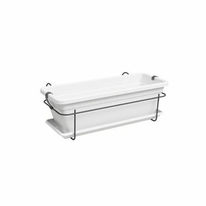 Jardinière VENEZIA balcon KIT 50 ma - Blanc 50 x 29 x 17 5 cm