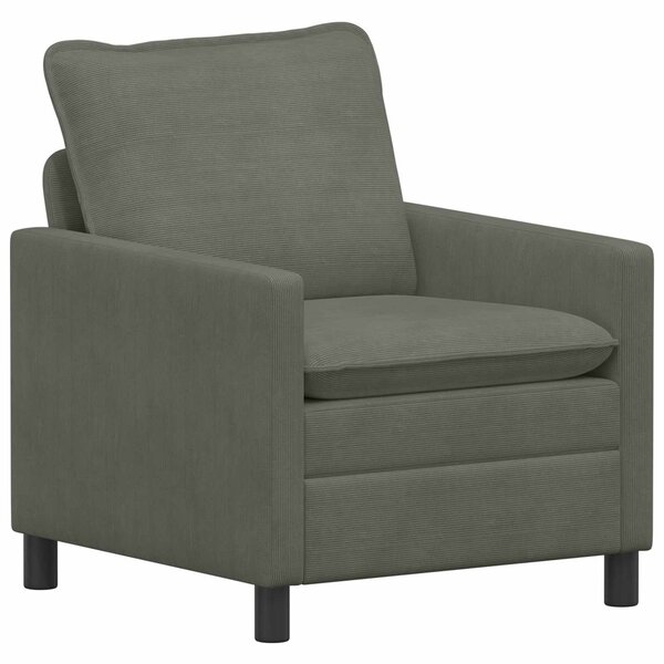 vidaXL Canapé Gris clair 76 x 81 x 87 5 cm Tissu
