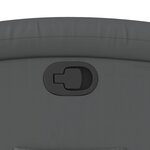 vidaXL Fauteuil inclinable gris similicuir