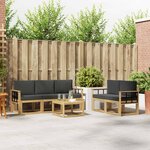 vidaXL Ensemble de canapés d'extérieur 6 pc