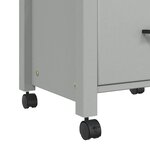 vidaXL Chariot de cuisine MONZA 48x40x88 5 cm bois massif de pin