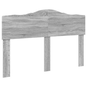 vidaXL Tête de lit Gris Sonoma 140 cm Bois d'ingénierie