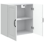 vidaXL Armoire Murale 59 x 31 x 60 cm Bois d'ingénierie Blanc