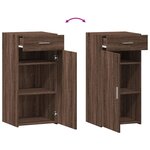 vidaXL Buffet chêne marron 45x42 5x93 cm bois d'ingénierie