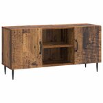 vidaXL Meuble TV Bois ancien 102 x 34 5 x 50 cm Bois d'ingénierie