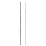 vidaXL Mâts de parasol 2 Pièces 200 cm Acier galvanisé