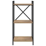 vidaXL Bibliothèque chêne artisanal 40 x 30 x 83 cm Bois d'ingénierie