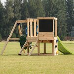 Mini Aire de jeux - Toboggan vert citron - Timo